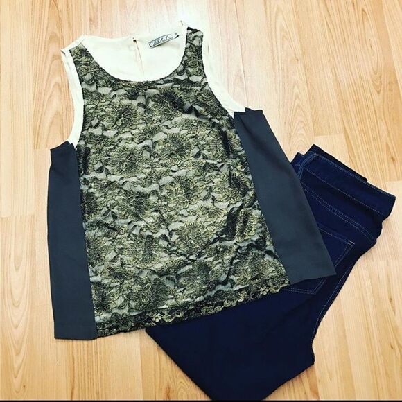 🔮 CHLOE K | Lacey Dressy Tank - Picture 1 of 4